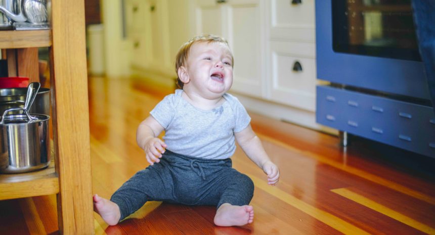 Baby Throws Himself Backwards When Sitting