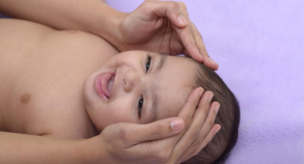 How to Massage Baby Flat Head