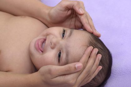 How to Massage Baby Flat Head