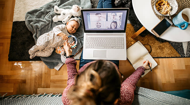 How to Work from Home with a Baby